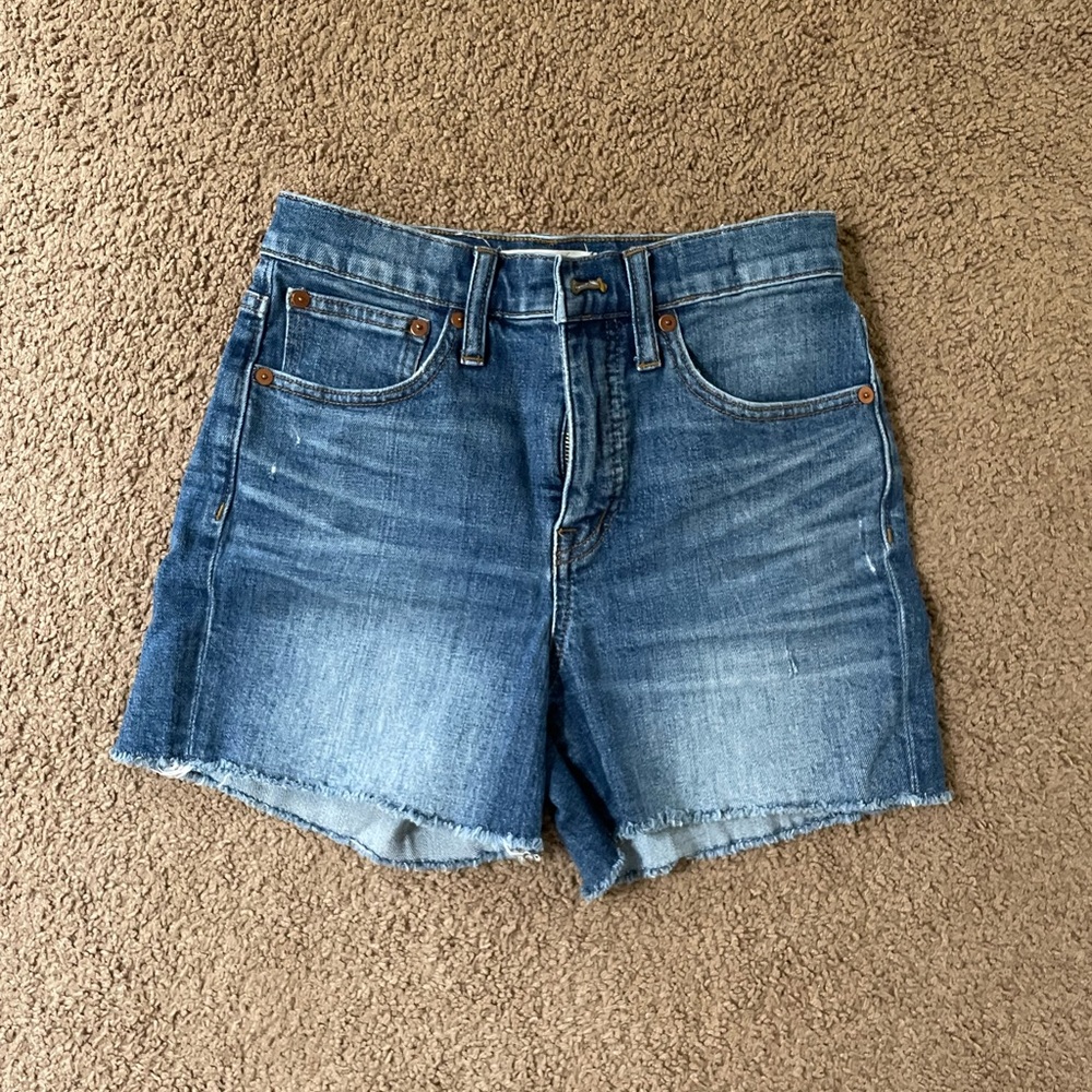 Madewell high-rise vintage denim short